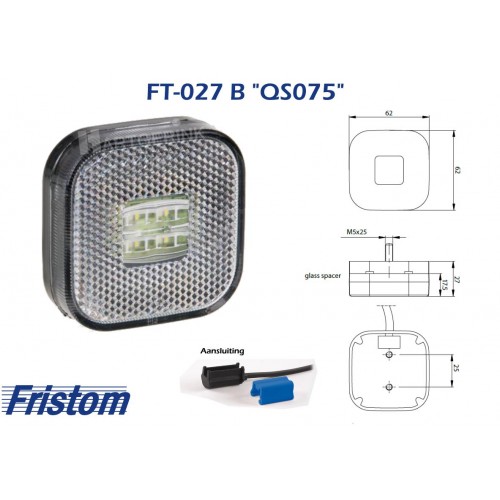Breedtelicht LED FRISTOM FT-027 B QS075